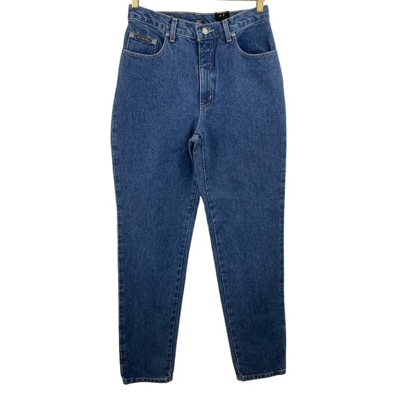 New York & Company Womens SIze 6 Avg Classic Fit Blue Denim Jeans Straight Leg - Picture 1 of 9